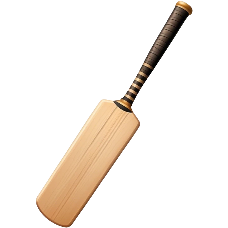 a cricket bat emoji