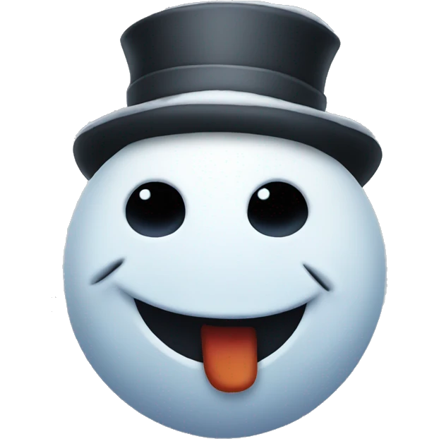 Evil snowman  emoji