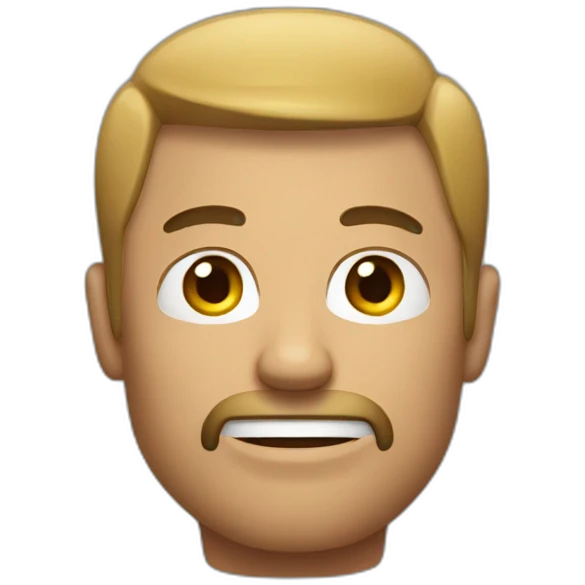 Man with a small bicep emoji