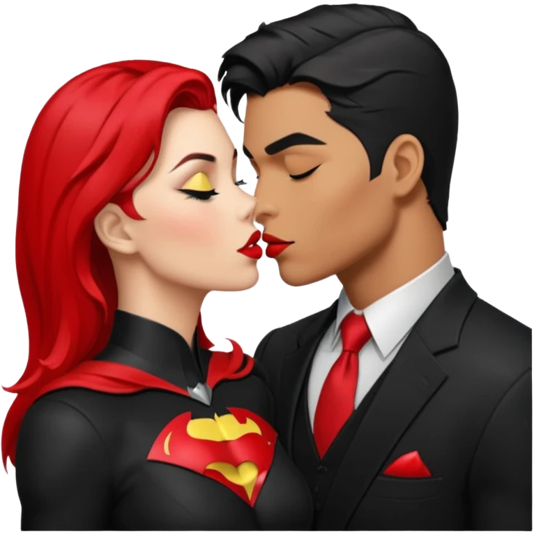 Batwoman sexy manda beso emoji