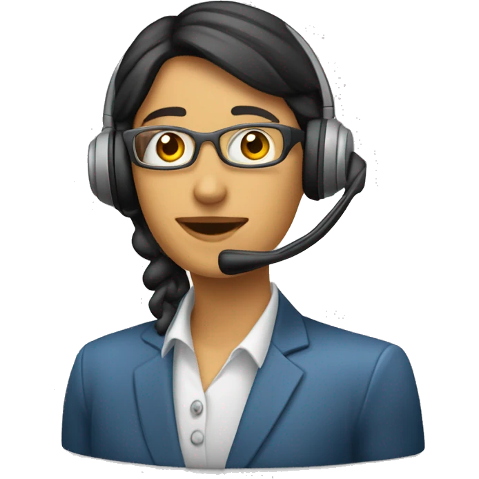 ATENDENTE DE TELEMARKETING MORENA emoji