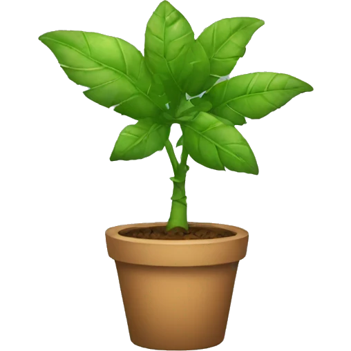 quite plant emoji