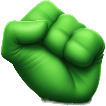 The green fist


 emoji