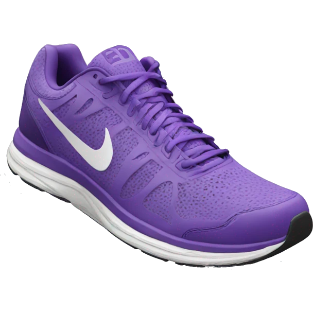 purple running shoe emoji