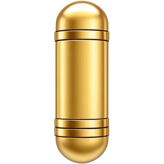 empty transparent annunaki tech gold capsule emoji