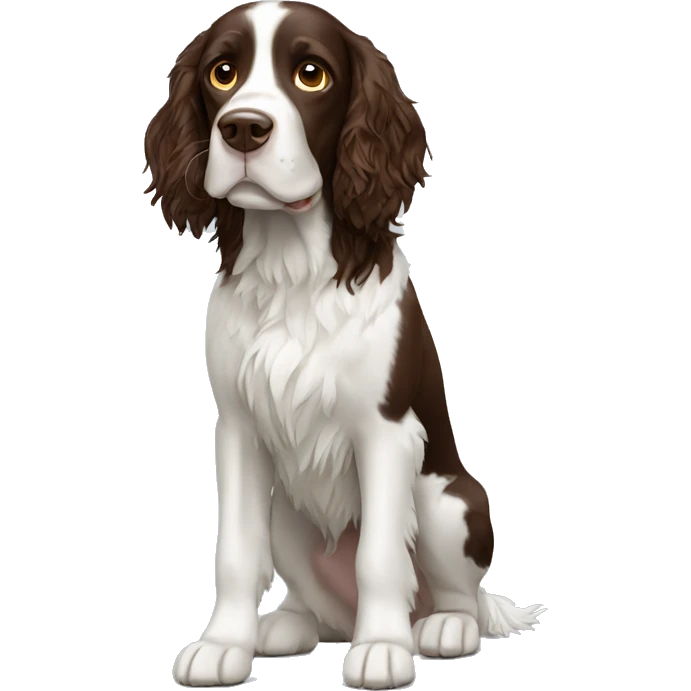 Springer spaniel side emoji
