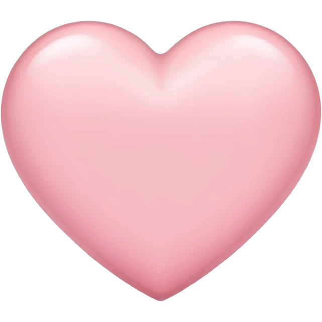 light pink heart emoji