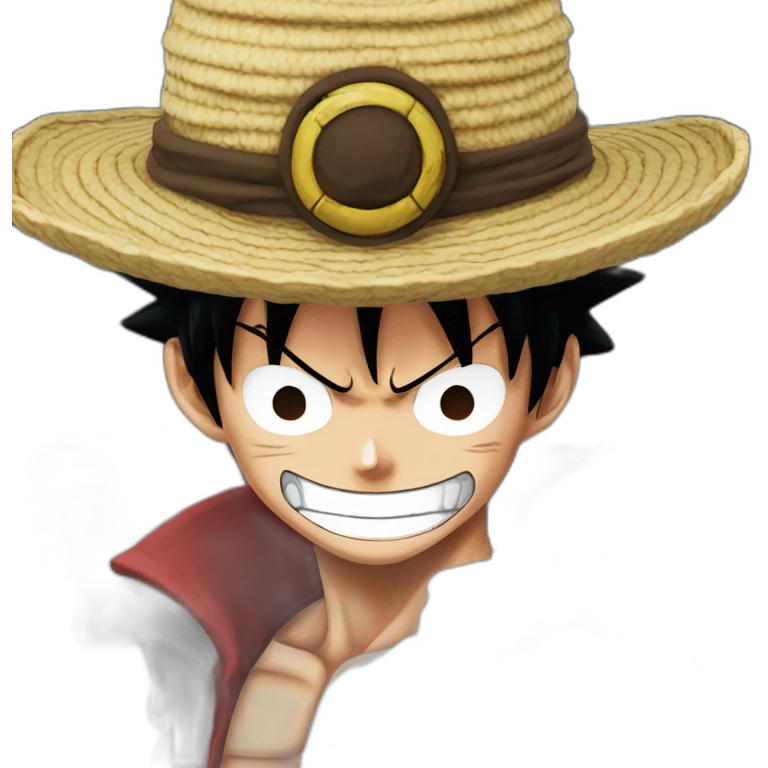 one piece luffy gear 5 white emoji