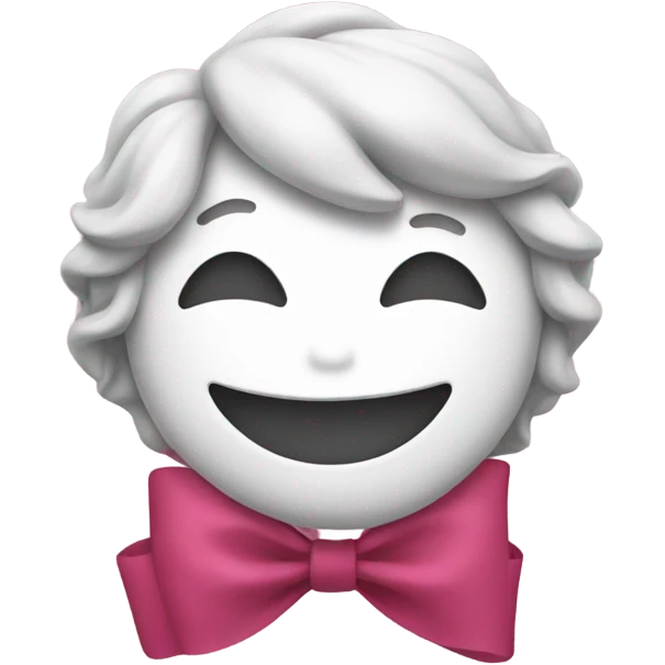 Smile with a bow  emoji