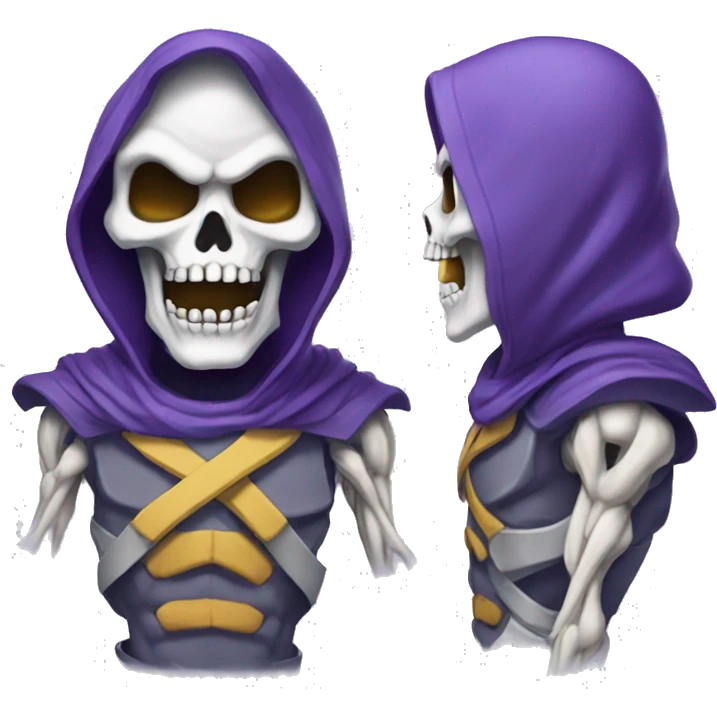 Skeletor customer support emoji