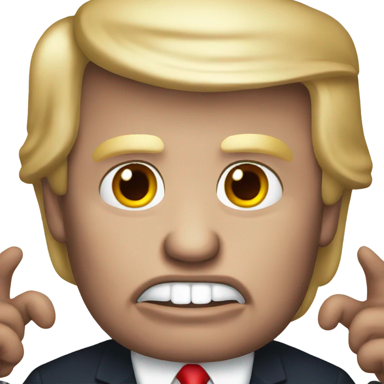 Donald Trump is vampire emoji