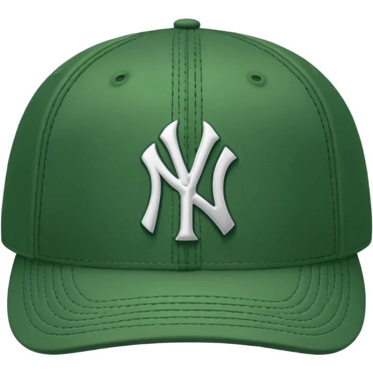 new york Yankee green cap emoji