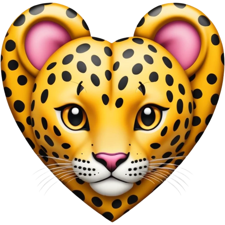 Corazon leopardo emoji