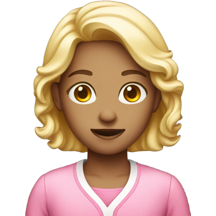 person in pink emoji