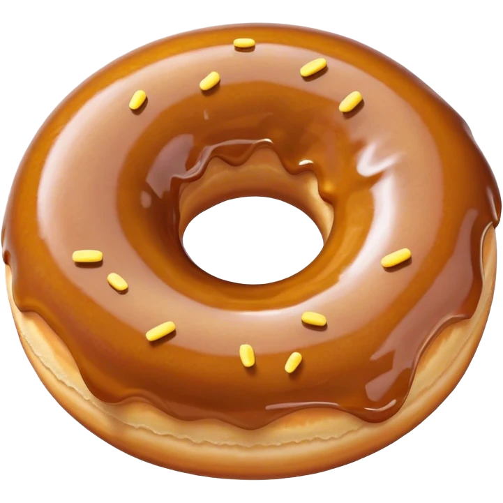 Glazed donut emoji