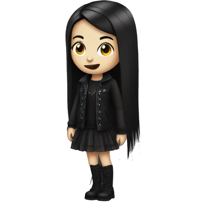 goth girl emoji