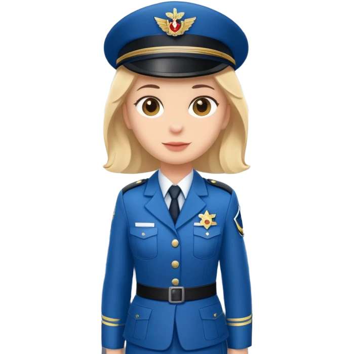 Kölner Blauer Funke in Uniform auf Flugzeug emoji