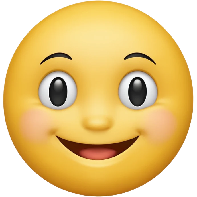 a smiley with a chin emoji