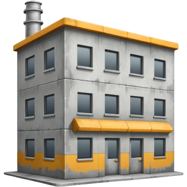 pick-up point, gray building emoji