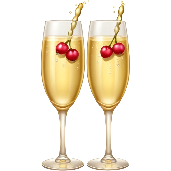 champagne and berries emoji