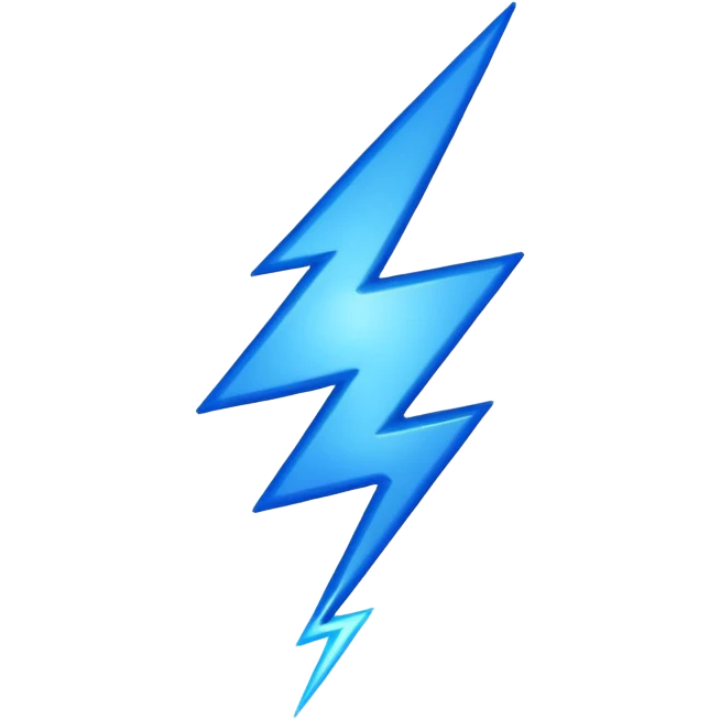 lightning emoji