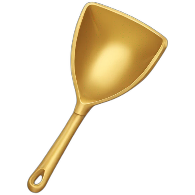 Golden shovel Slanting placement emoji