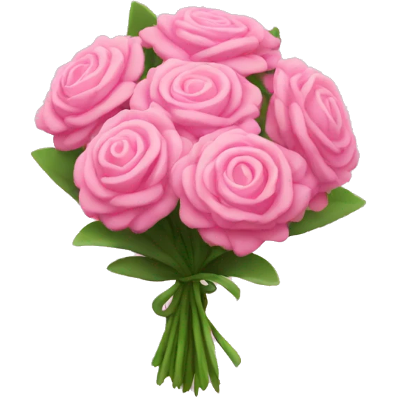 pink bouquet emoji