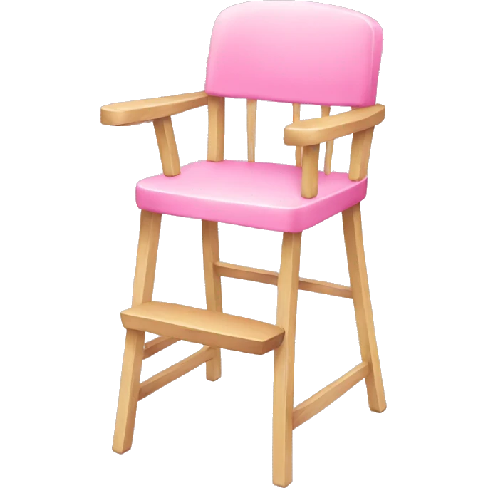 pink highchair emoji