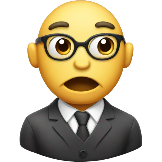 Fish which look like a teacher  emoji