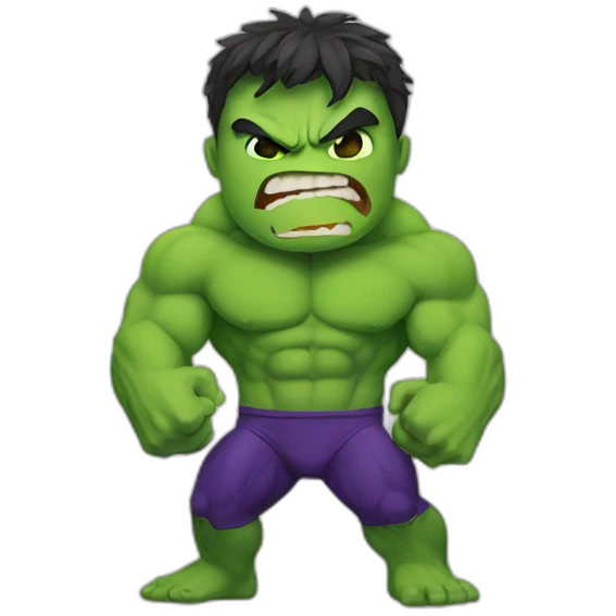 hulk in christams emoji