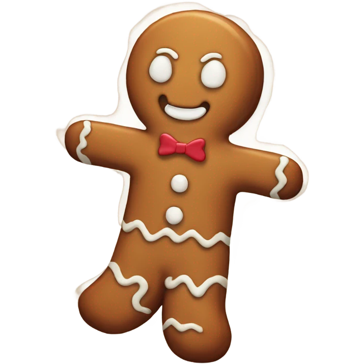 Aesthetic gingerbread man emoji emoji