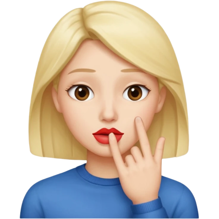add-a-finger-in-front-of-the-pursed-lips-to-clearly-show-the-shushing-gesture emoji