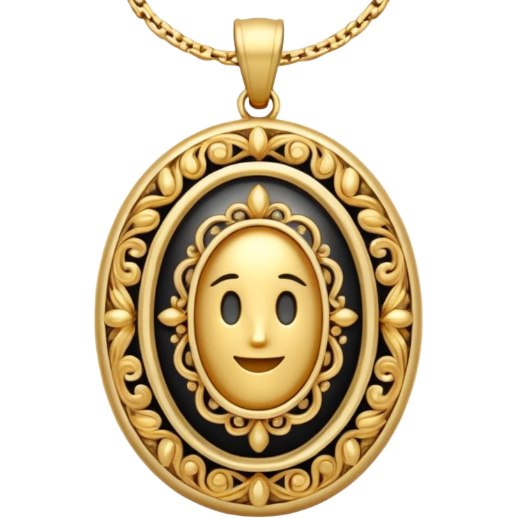 oval  necklace  emoji