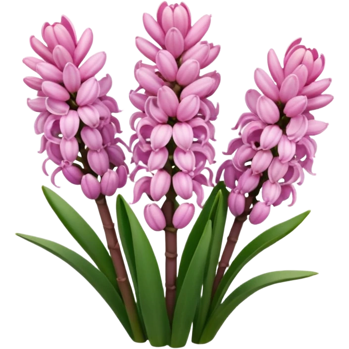 Pink hyacinth emoji