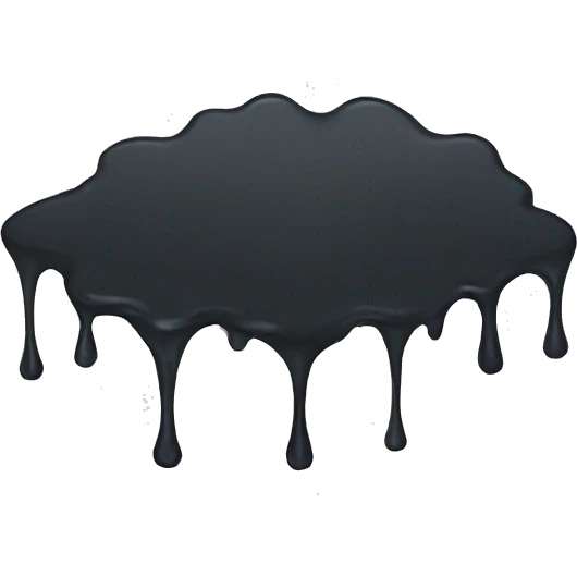 black puddle emoji