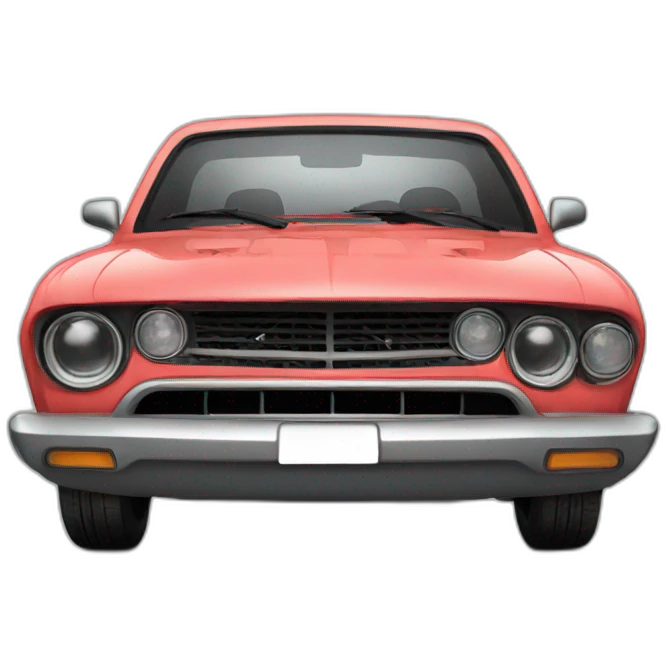 Angry car emoji
