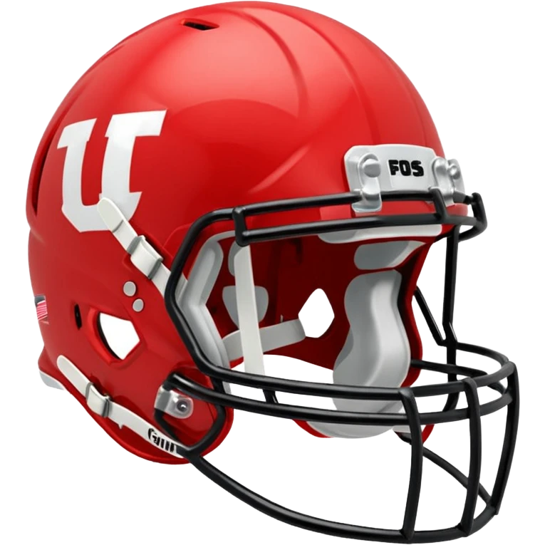 in a shade of red college football helmets emoji