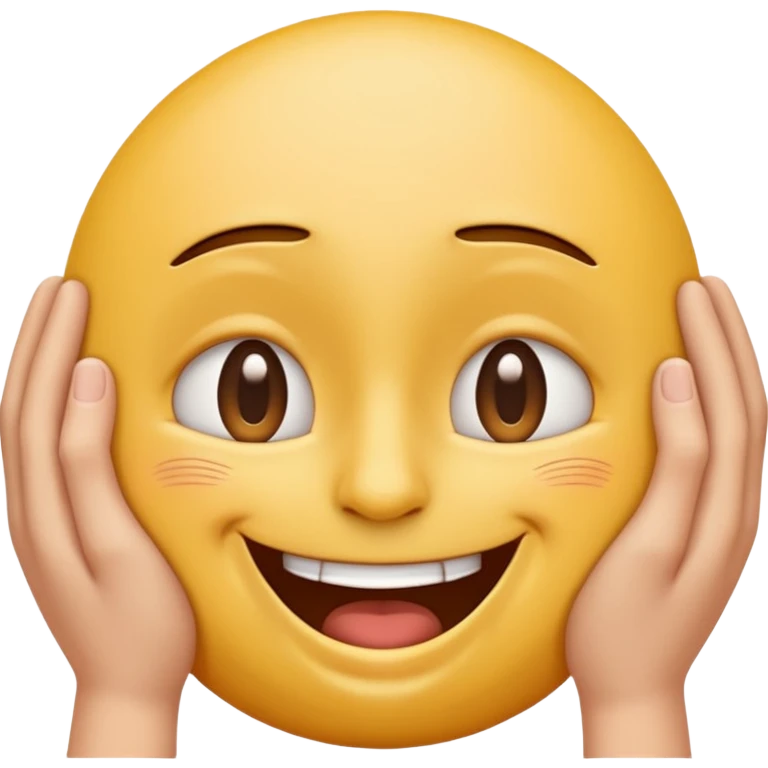 I want an overly excited face that says “I am so excited, I cannot contain. With eyes tightly squeezed closed together and a big grin emoji. emoji