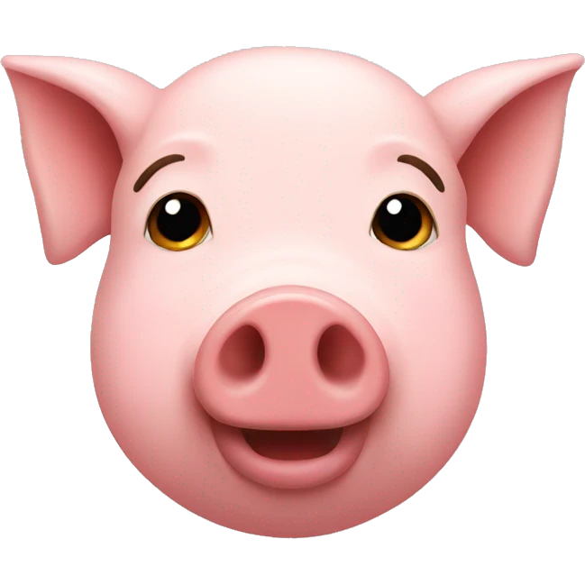 pig face emoji