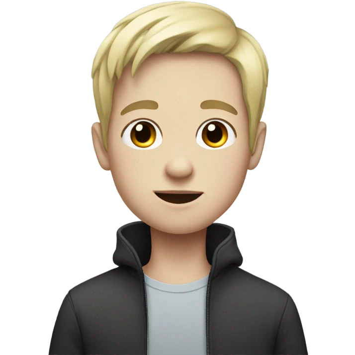 boy with black hair and pale skin emoji