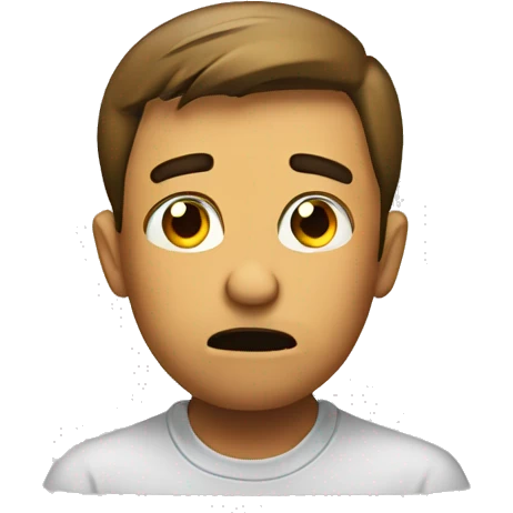 Confused face emoji emoji