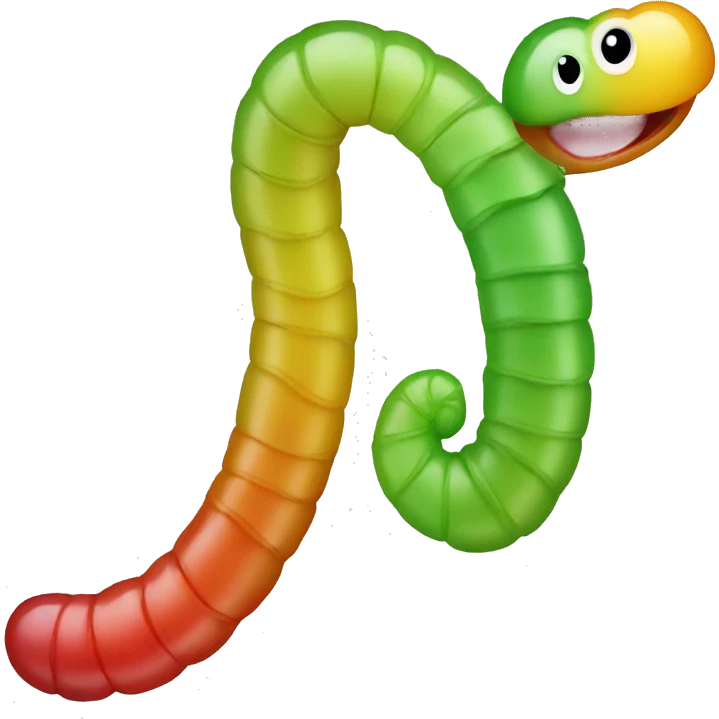 gummy worm emoji
