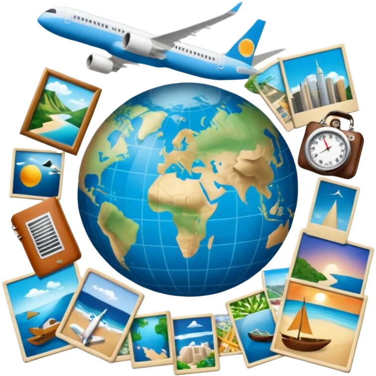 An extremely detailed lifestyle vision board collage for the year 2026. emoji