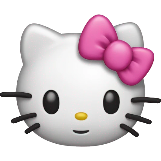 pink hello kitty emoji