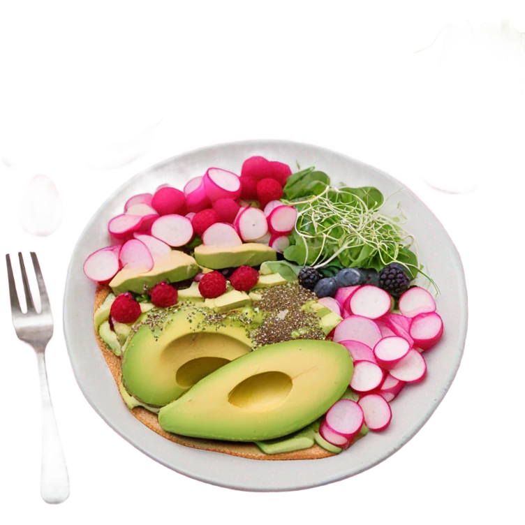 Healthy green breakfast emoji