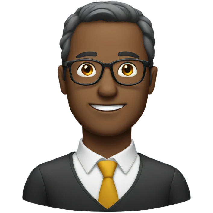 Man with glasses  emoji