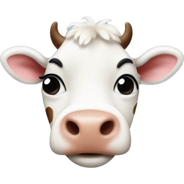 Chick fil a cow emoji
