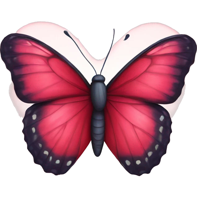 heart butterfly emoji