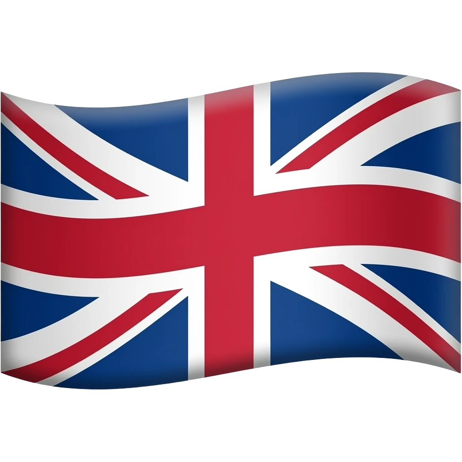 waving English flag without background emoji