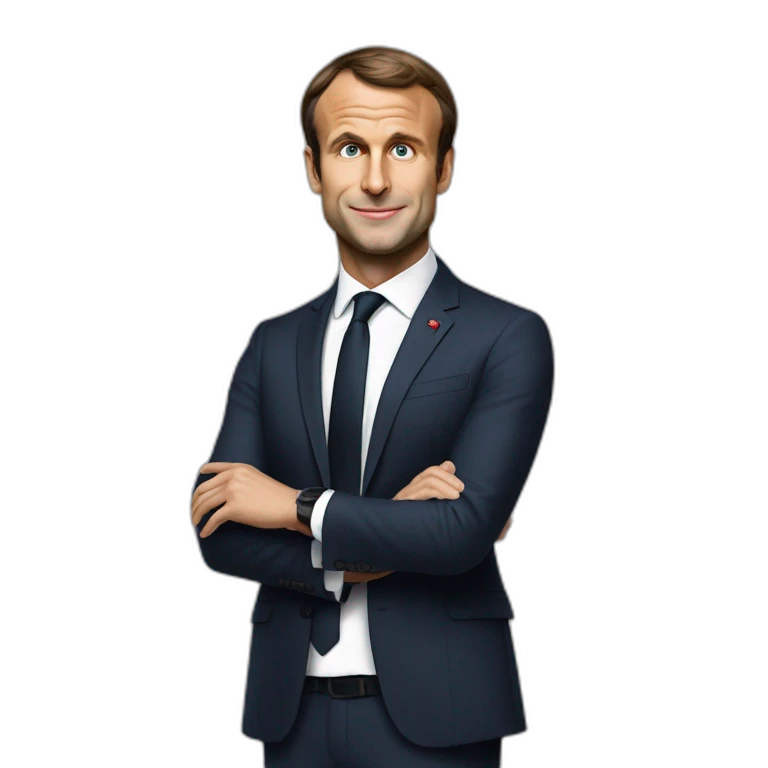 Emanuel Macron sur Brigitte emoji